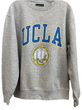 Vintage JANSPORT UCLA Bruins Crewneck Sweatshirt Sz. Medium Gray